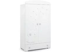 Dulap bebelusi Elly Alb, mobilier camera copii Erbesi, Italia